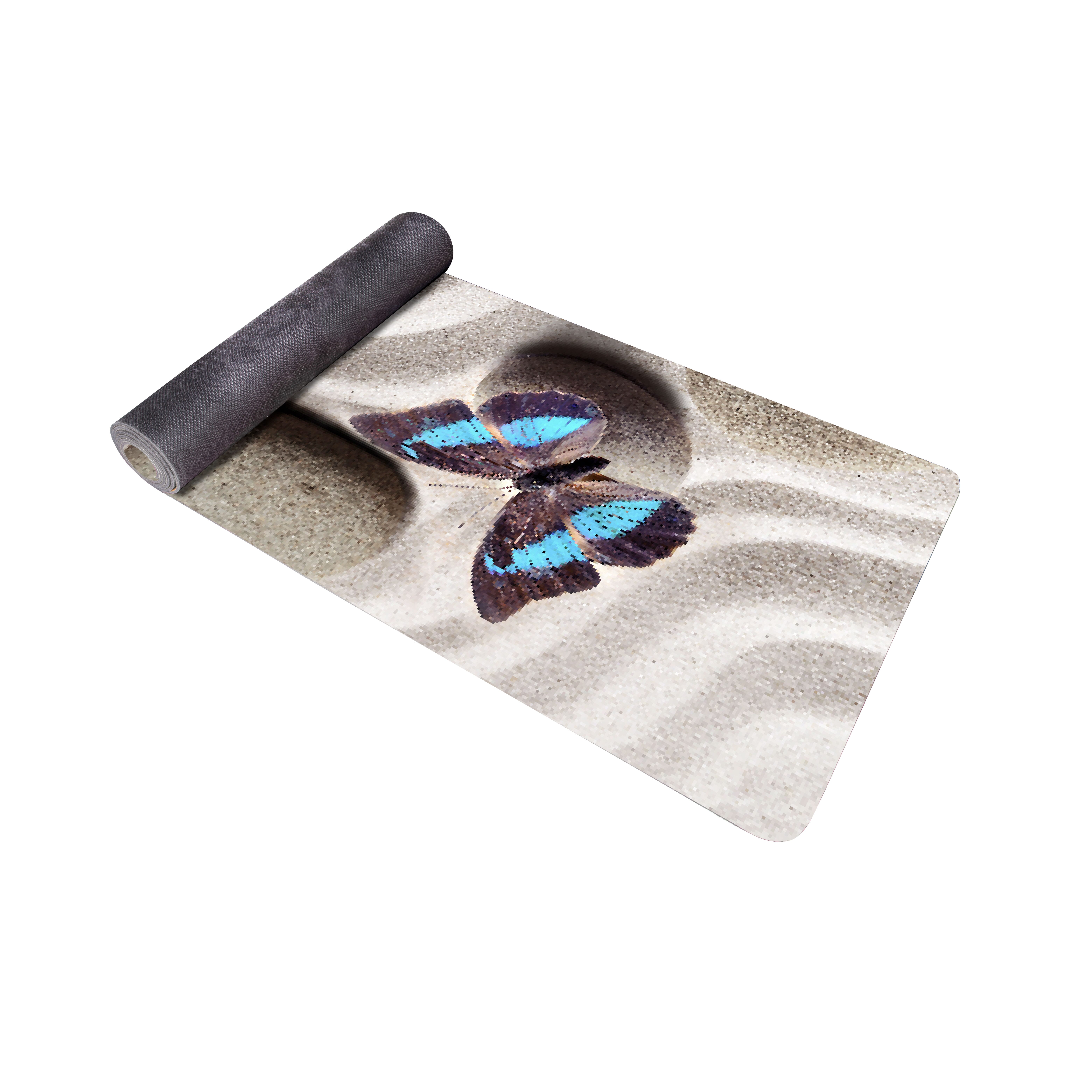 Tapis de yoga robuste Papillon - Thoiry