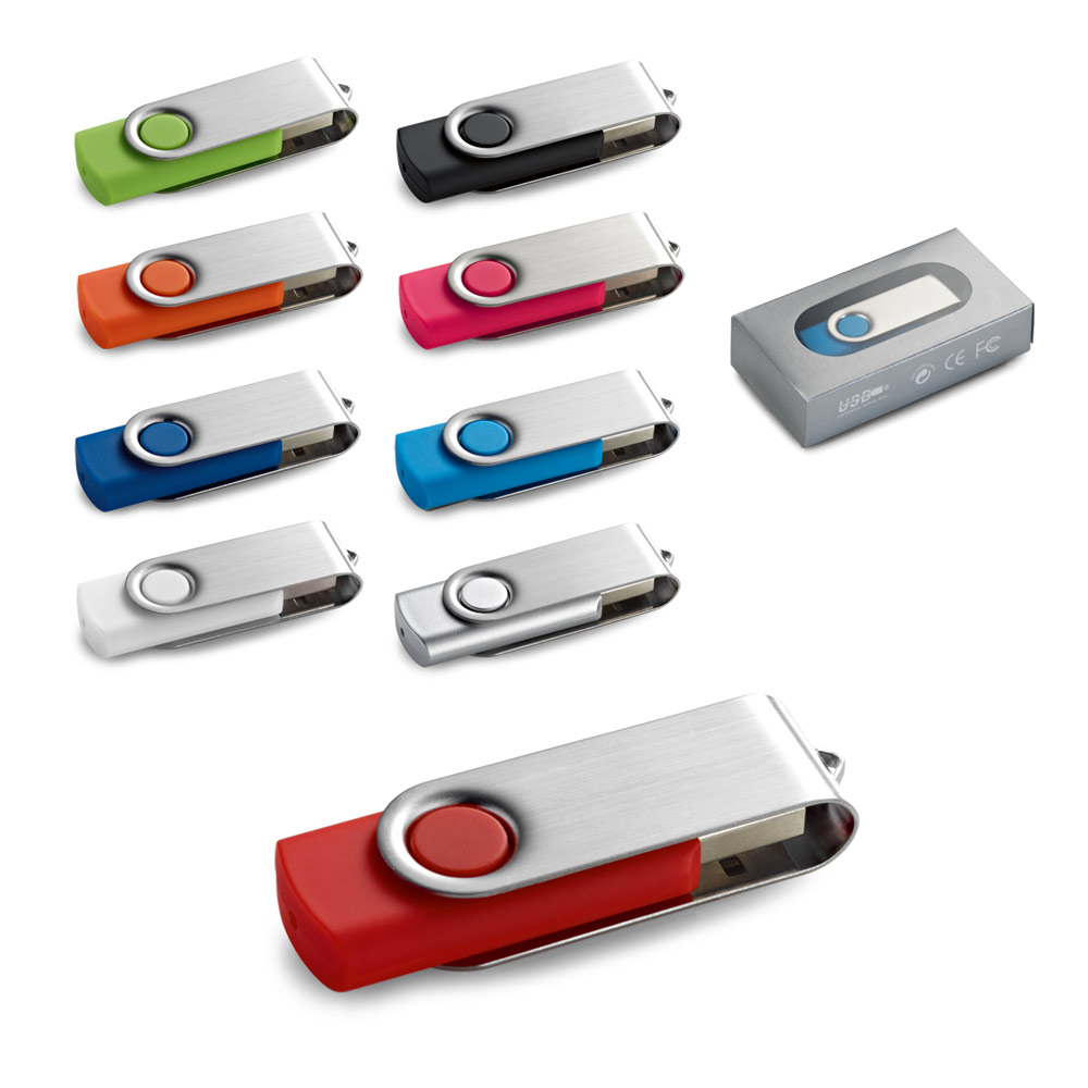 Clé USB publicitaire personnalisée 4GB - Marquage inclus - Délai