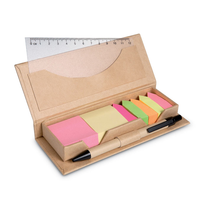 Recycled Memo Set met Pen - Kampenhout