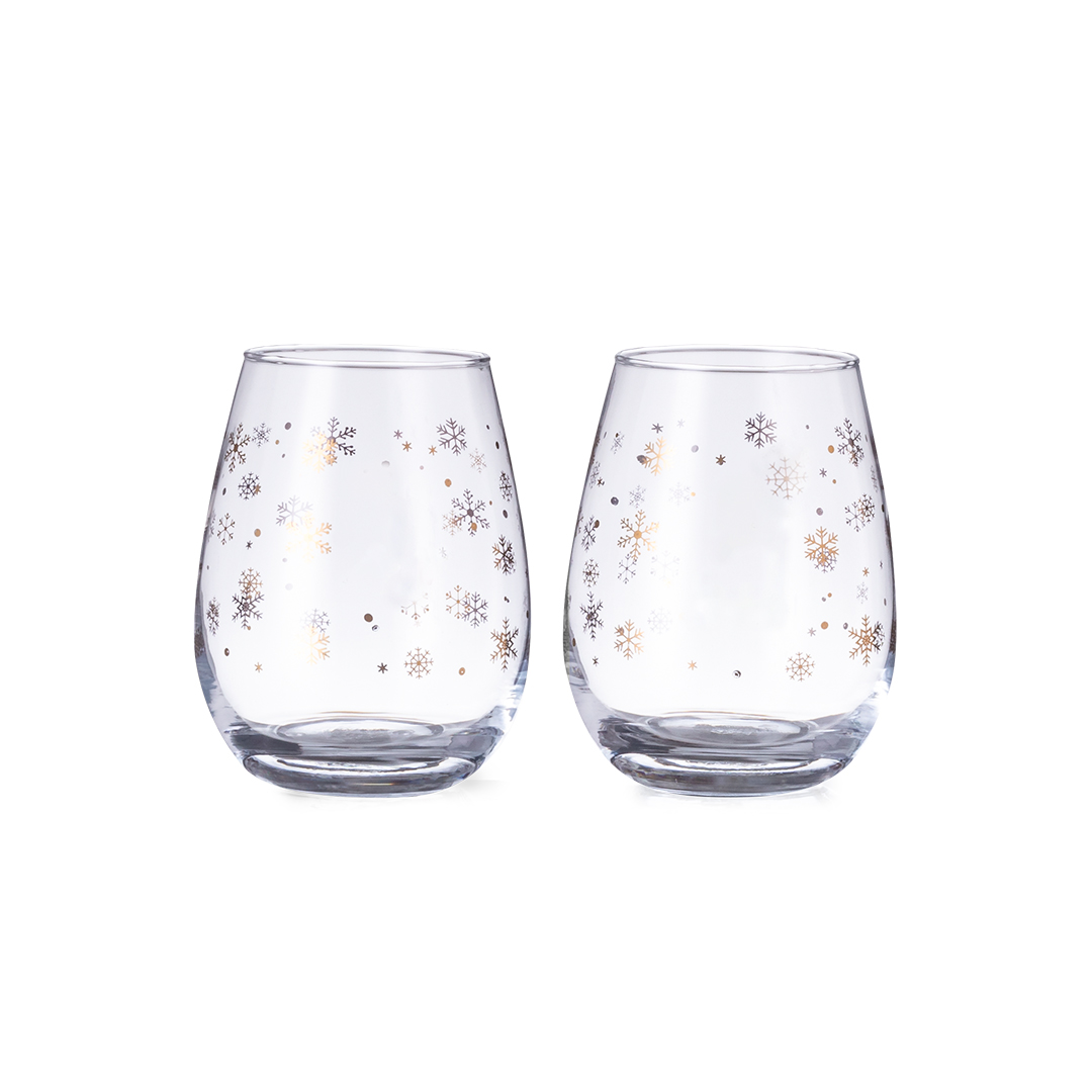 Ensemble de verres à flocons de neige 500ml - Cessenon-sur-Orb