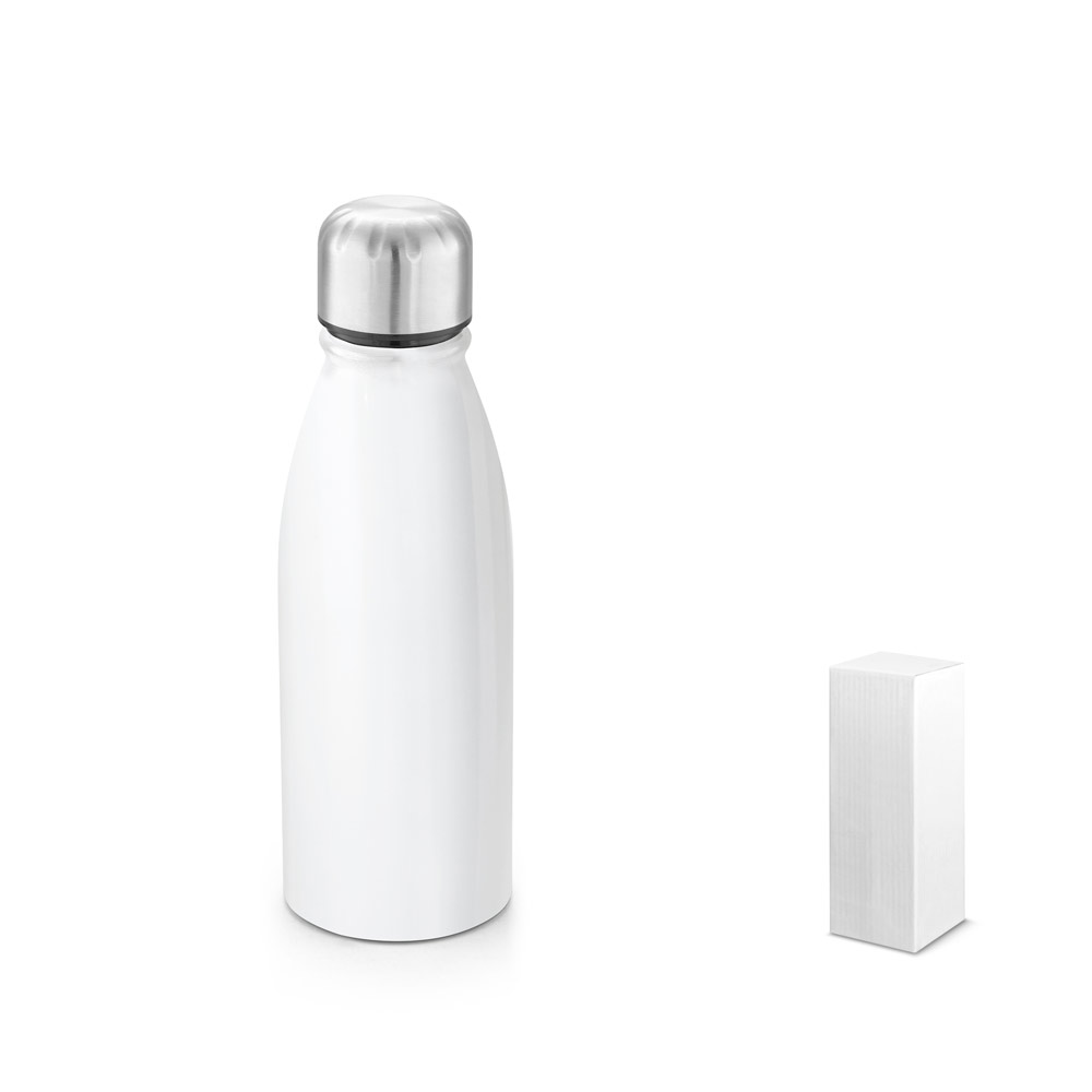 Sublimatie Aluminium Fles 500 mL met Roestvrijstalen Dop - Borsbeke