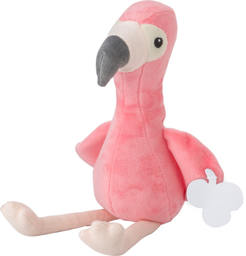 Peluche ‘Flamant rose’ en polyester Alicia