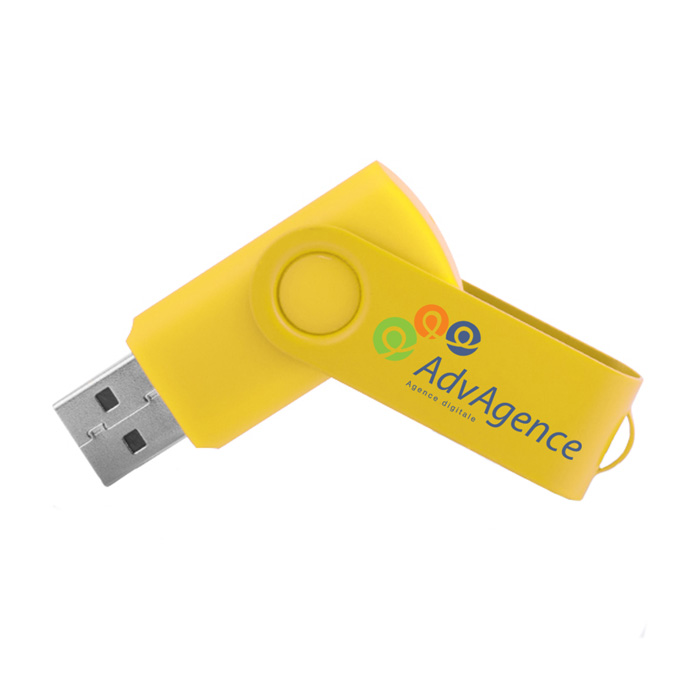 Gedraaide USB-stick 16GB - Wommelgem