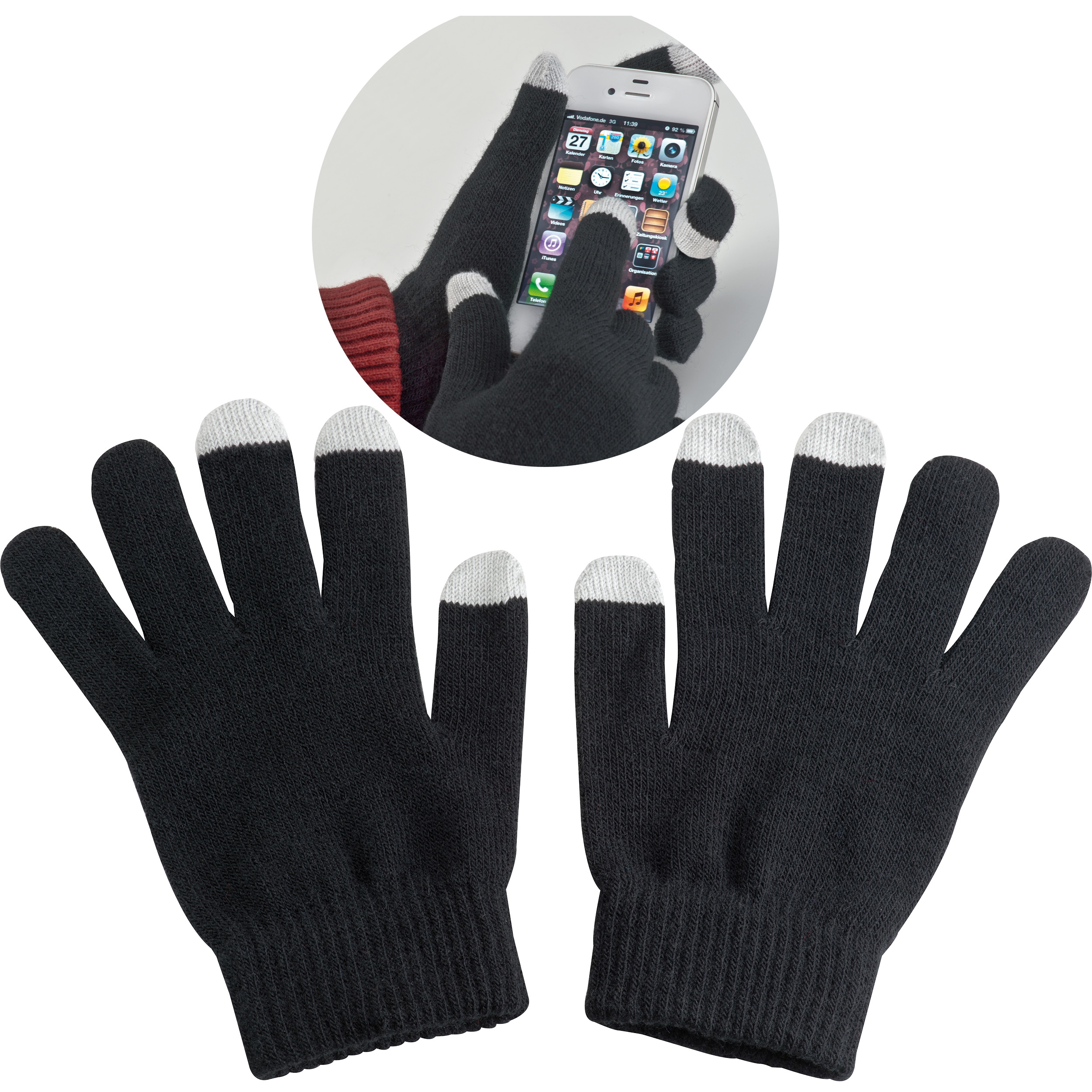 Gants à écran tactile avec impression de logo - Turckheim