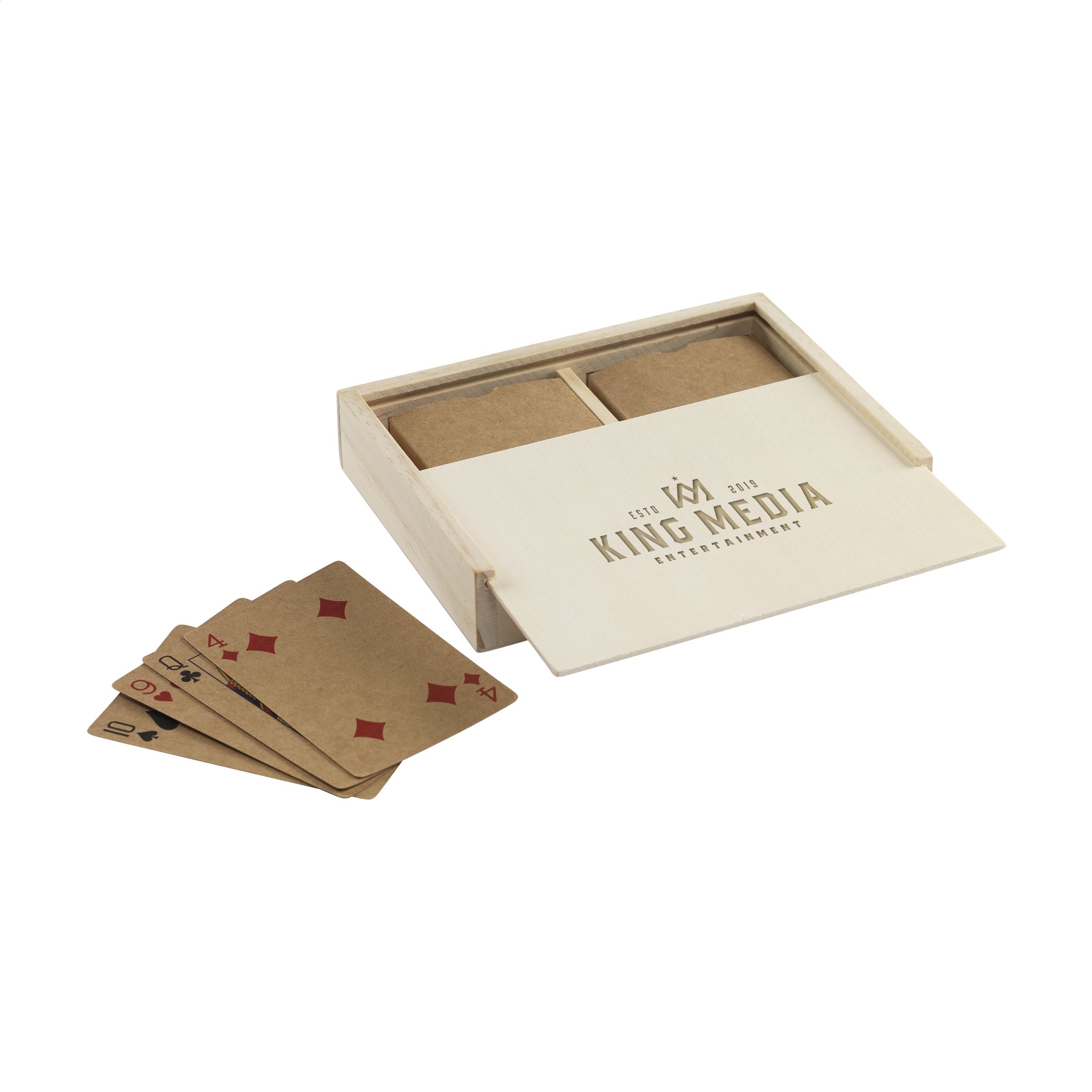 Cartes à Jouer Écologiques Double Jeu - Mentheville