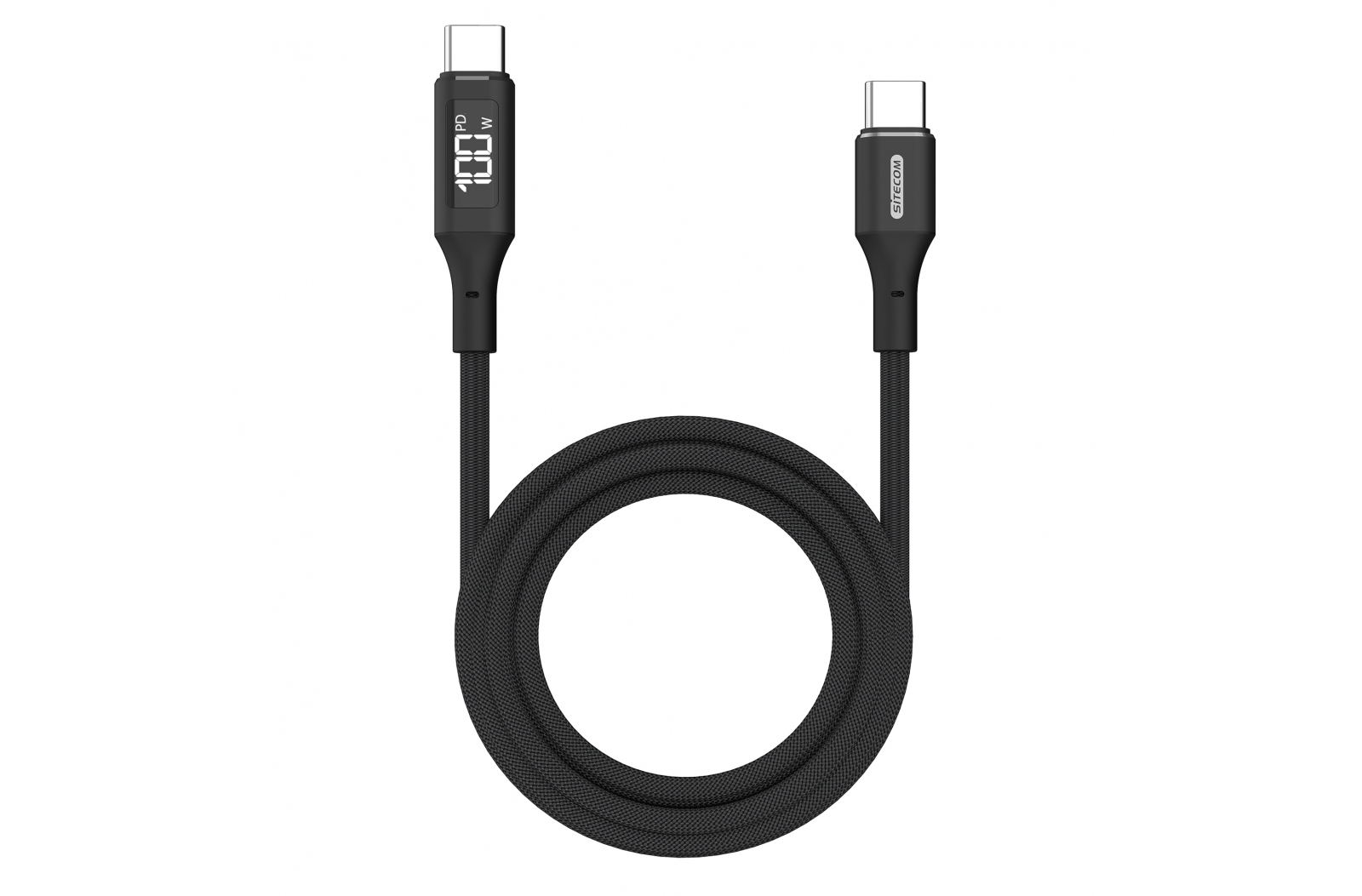 Sitecom CA-1005 USB-C to USB-C Power cable with LED display