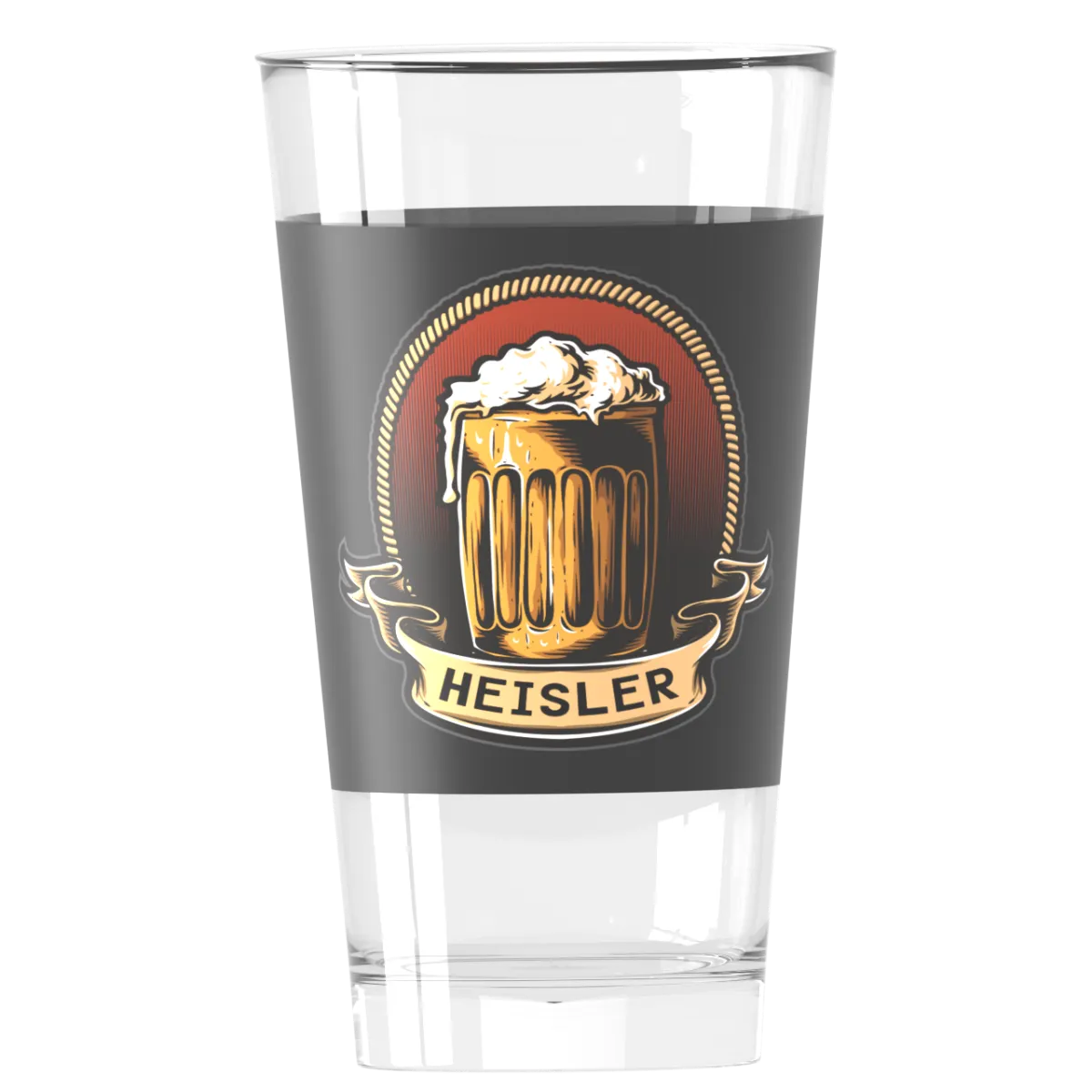 Personalised Shaker beer glass 58 cl