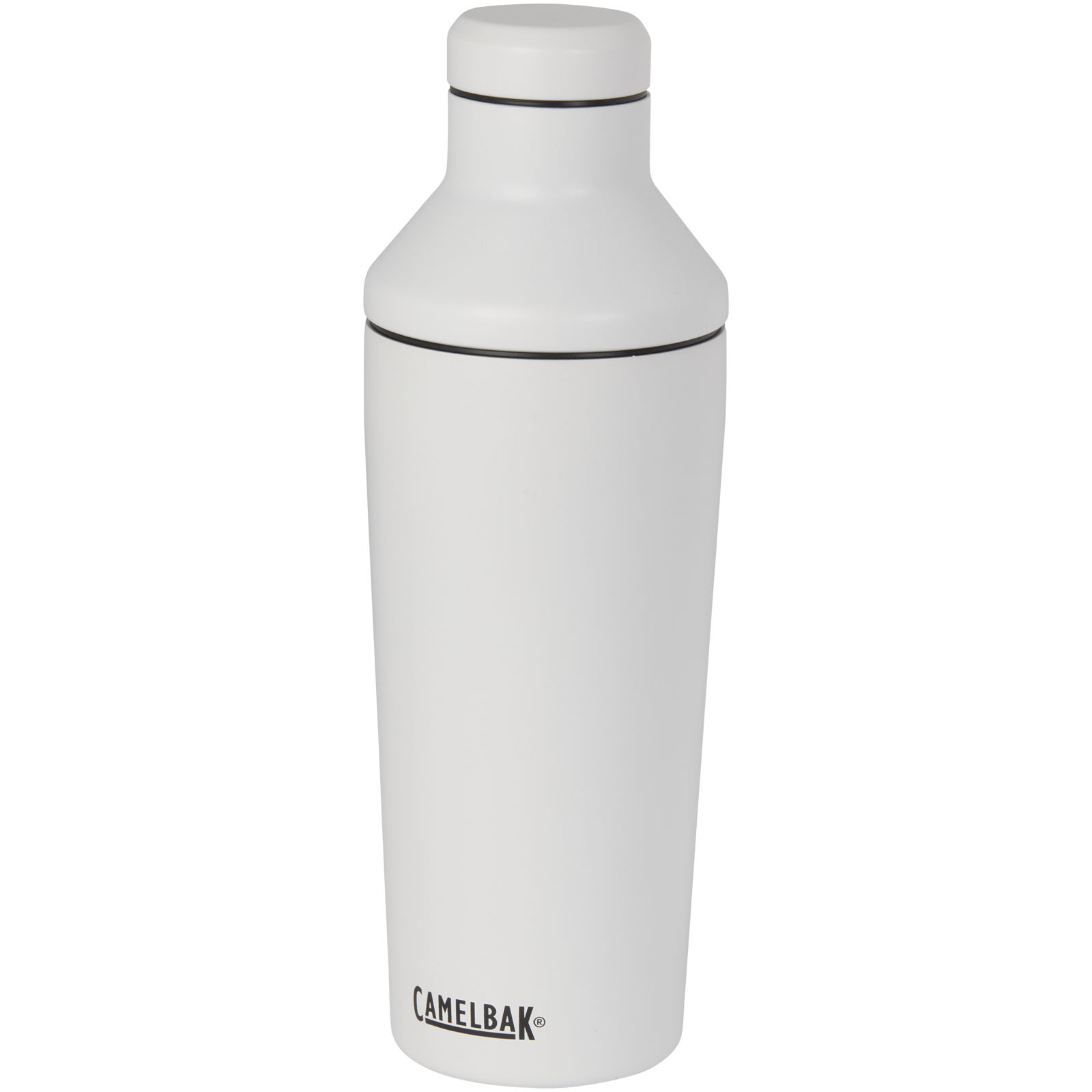 Shaker à cocktail CamelBak® Horizon de 600 ml avec isolation sous vide - Blanc