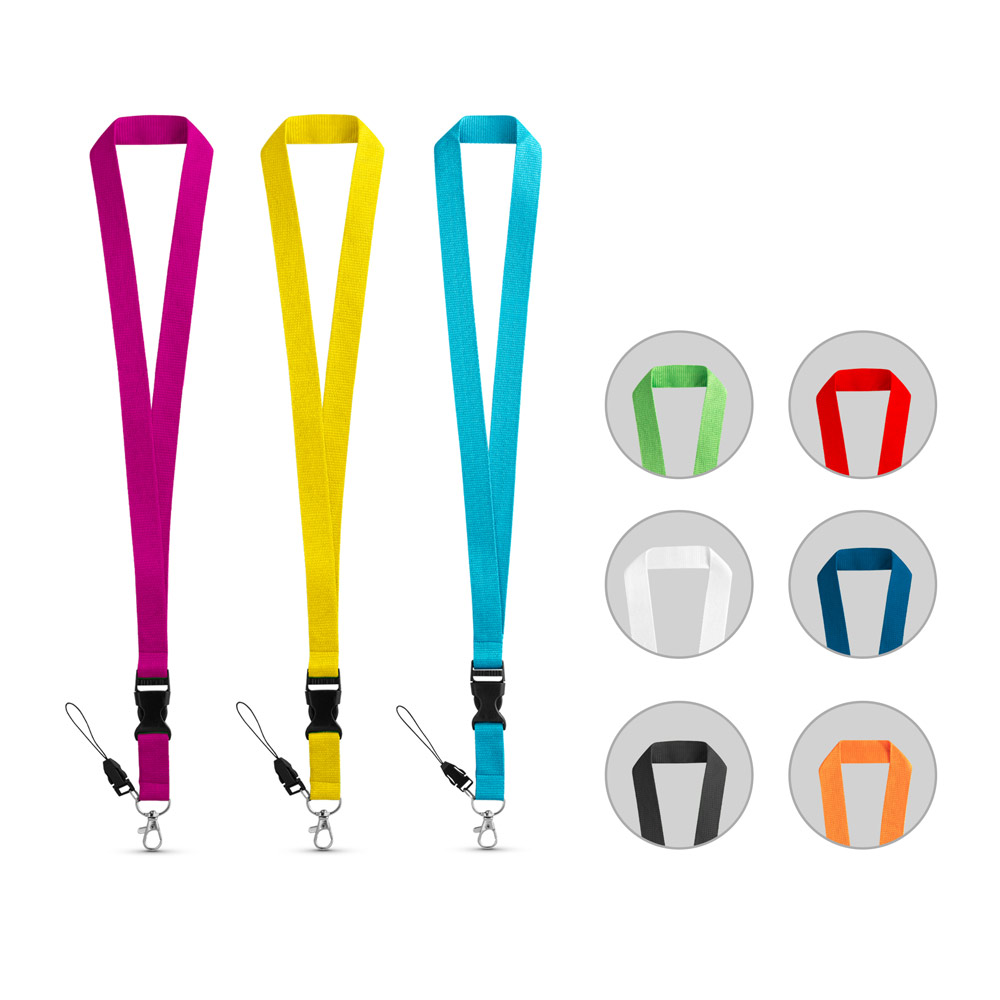 Polyester Lanyard met Karabijnhaak - Erpe-Mere