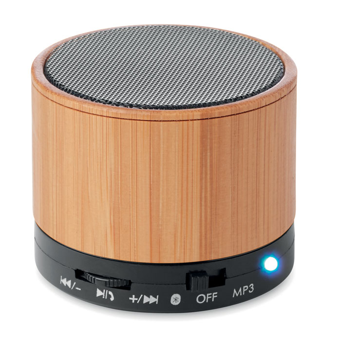 Enceinte personnalisée bluetooth en bambou - Zamora