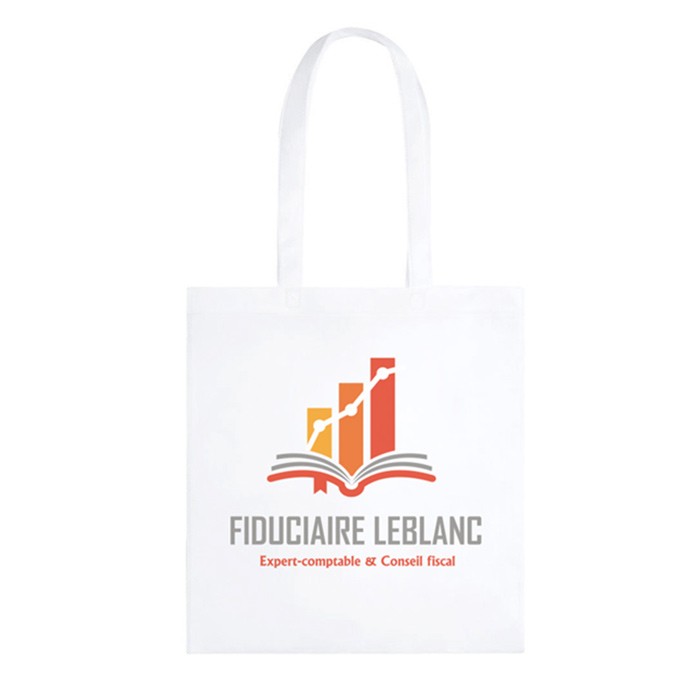 Tote bag blanc personnalisé - Zaprinta Belgique