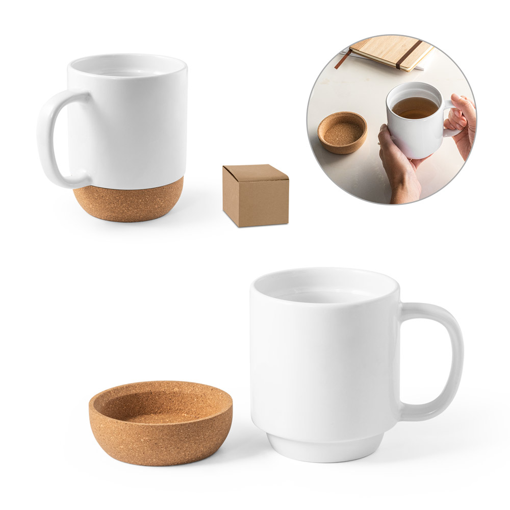 RORY SUB. Mug en céramique 410mL avec revêtement pour sublimation