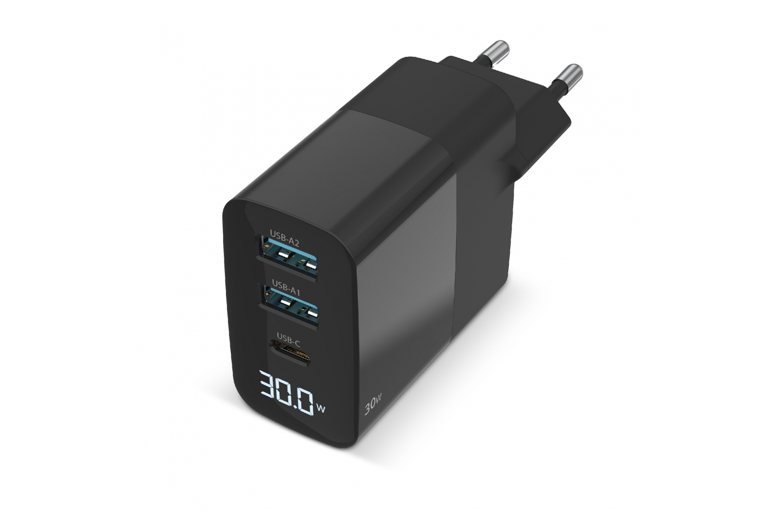 Sitecom CH-1001 30W GaN Power Delivery Wall Charger with LED display - Zaprinta Belgique