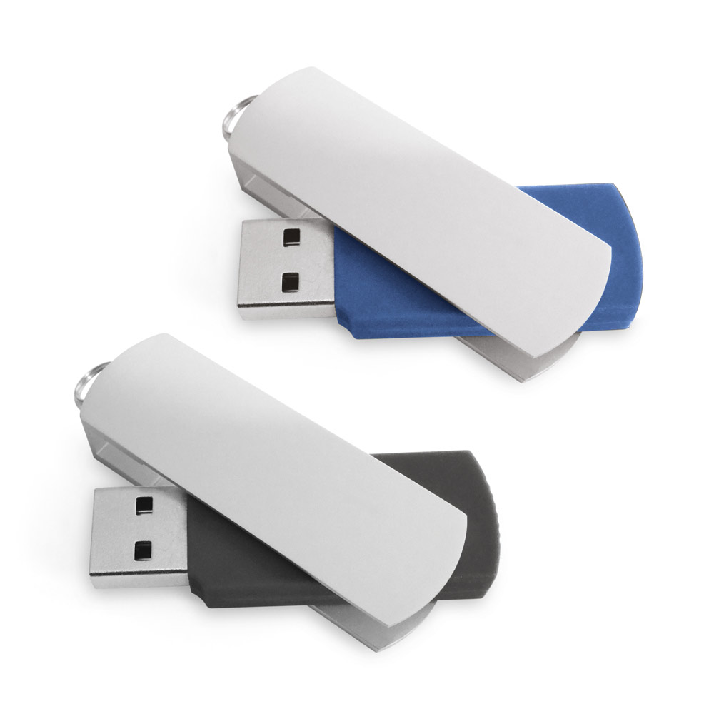 Clé USB à clip métallique de 8 Go - Gassin