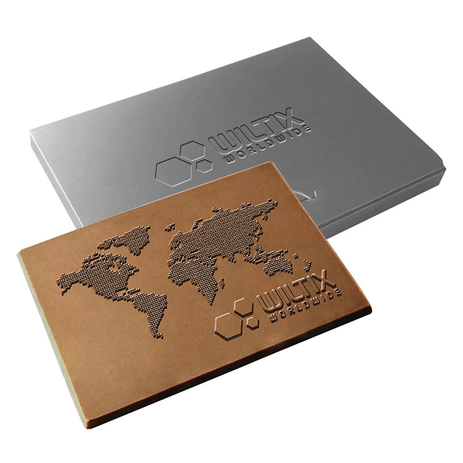 Embossed Chocolate Creditcard in Gift Box - Kapellen