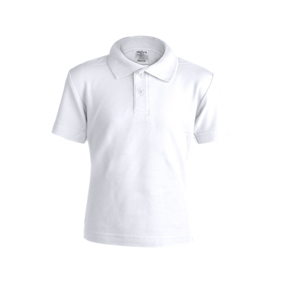 Kinder Witte Polo Shirt - Pervijze