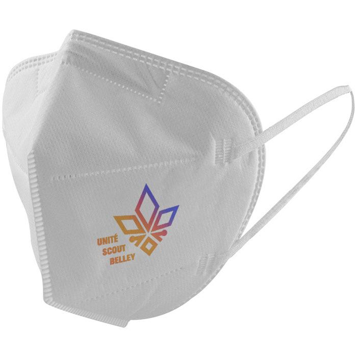 Masque FFP3 blanc pour enfant personnalisable  - Cotinus