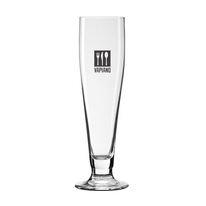 Verre à bière blanche personnalisé classique 300 ml - Isac