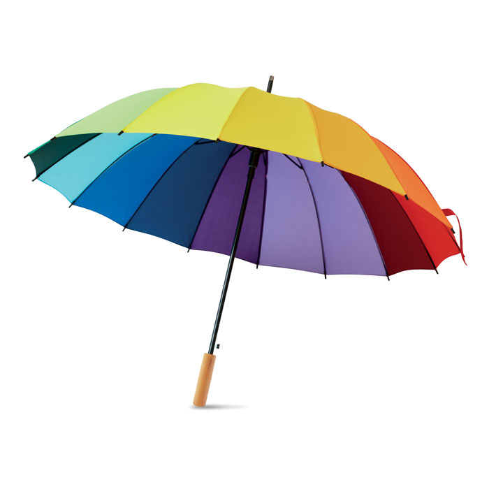 Regenboog Paraplu 27 inch - Borsbeek