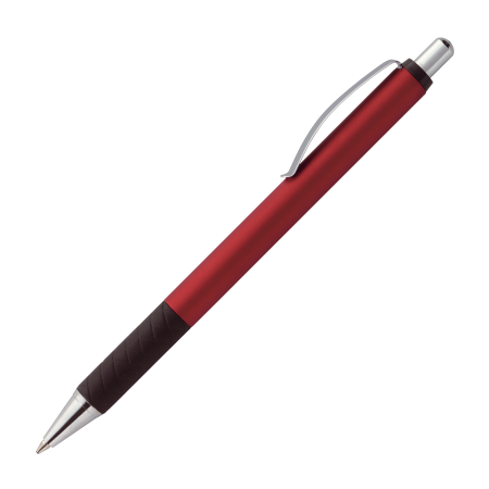 Stylo à bille CAPRI en aluminium avec poignée ergonomique en caoutchouc et encre bleue - Bellegarde-sur-Valserine - Zaprinta Belgique