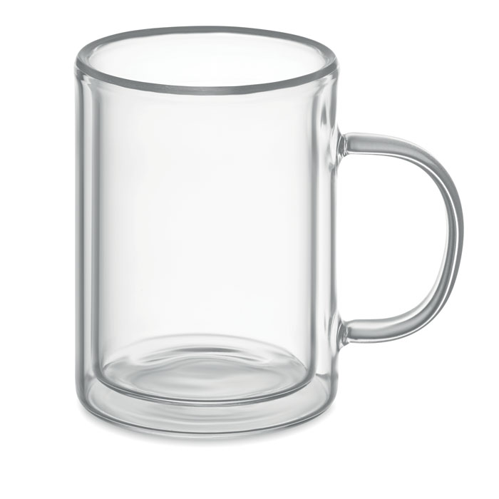 Mug en Verre à Double Paroi Sublimation 225ml - Kersaint-Plabennec - Zaprinta Belgique