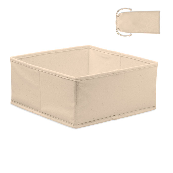 Boîte de rangement pliable en coton - Ozouër-le-Voulgis - Zaprinta Belgique