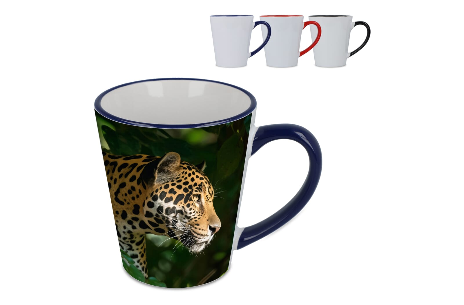 Tasse de Sublimation de Melbourne à Bord et Anse Colorés 350ml - Arradon