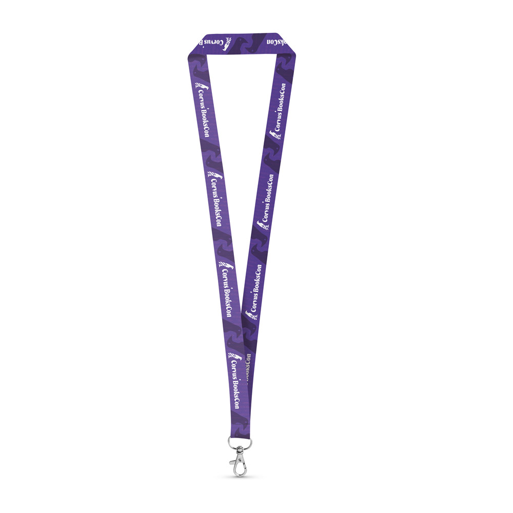 Lanyard de sublimation double face avec mousqueton - Saint-Quentin-sur-Charente