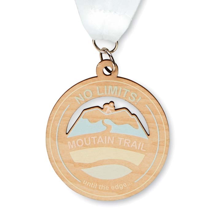 Médaille en bois personnalisée - Rémuzat