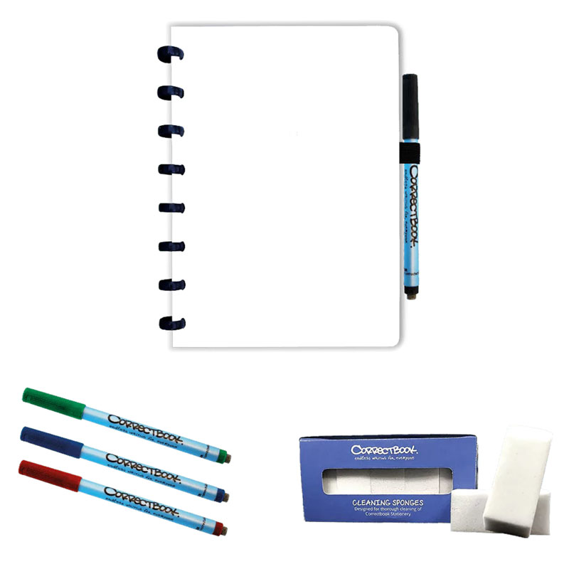 Correctbook Unbind & Click Reliure A5 Format avec Feuilles Effaçables et Stylos - Vedène - Zaprinta Belgique