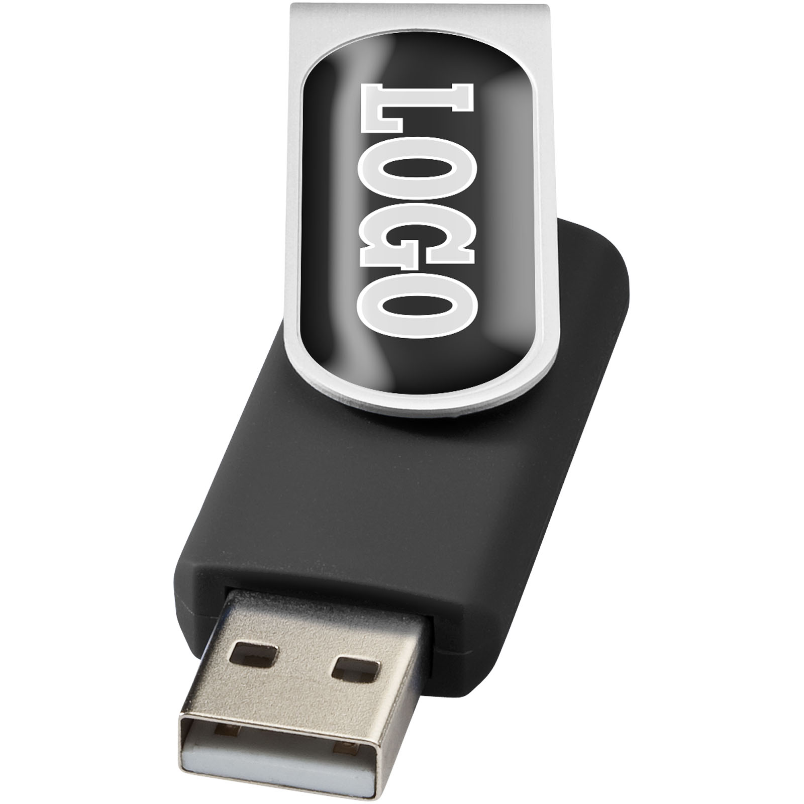 Draai-doming 2GB USB-stick - Roosdaal