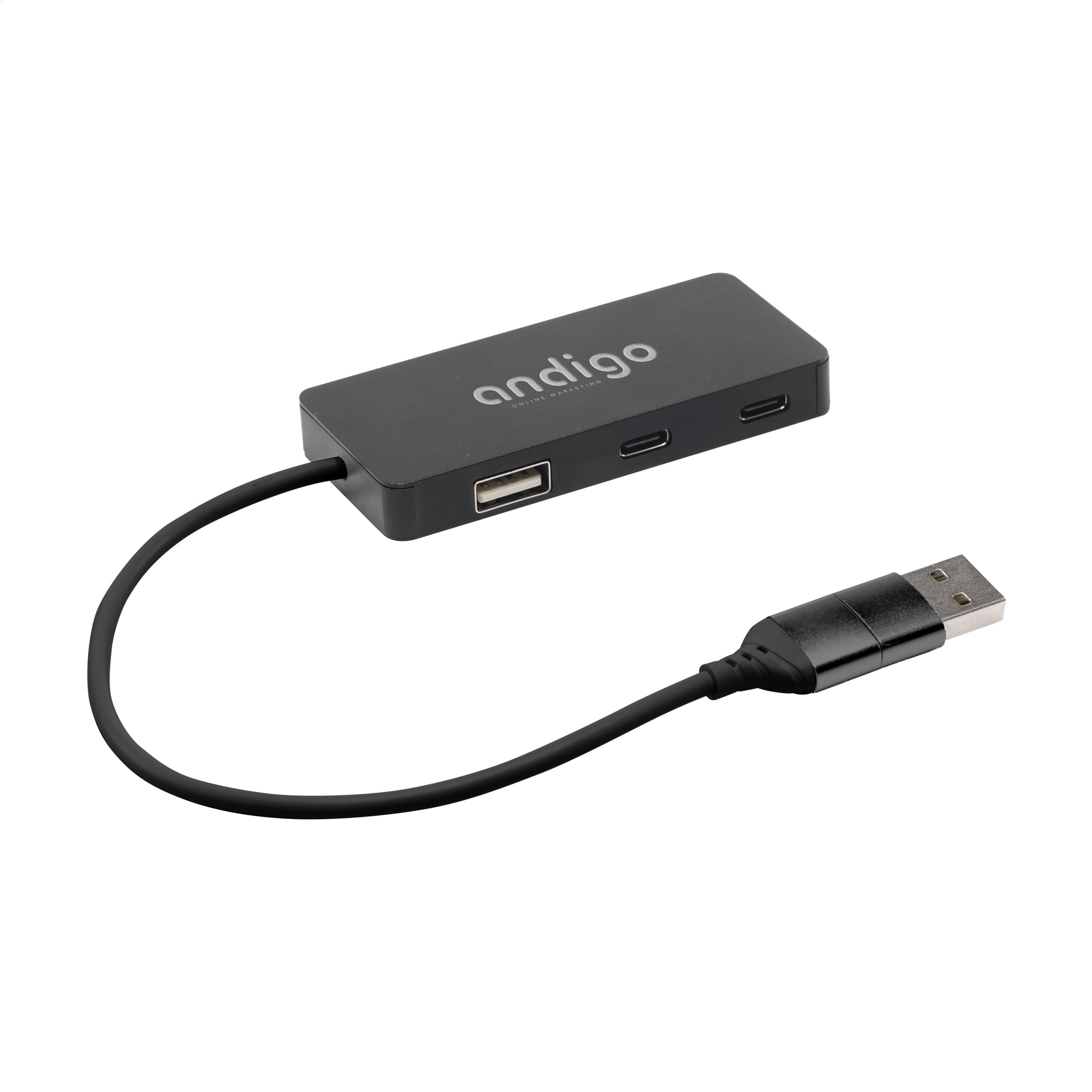 Tecco GRS Recycled Alu USB Hub - Zaprinta Belgique