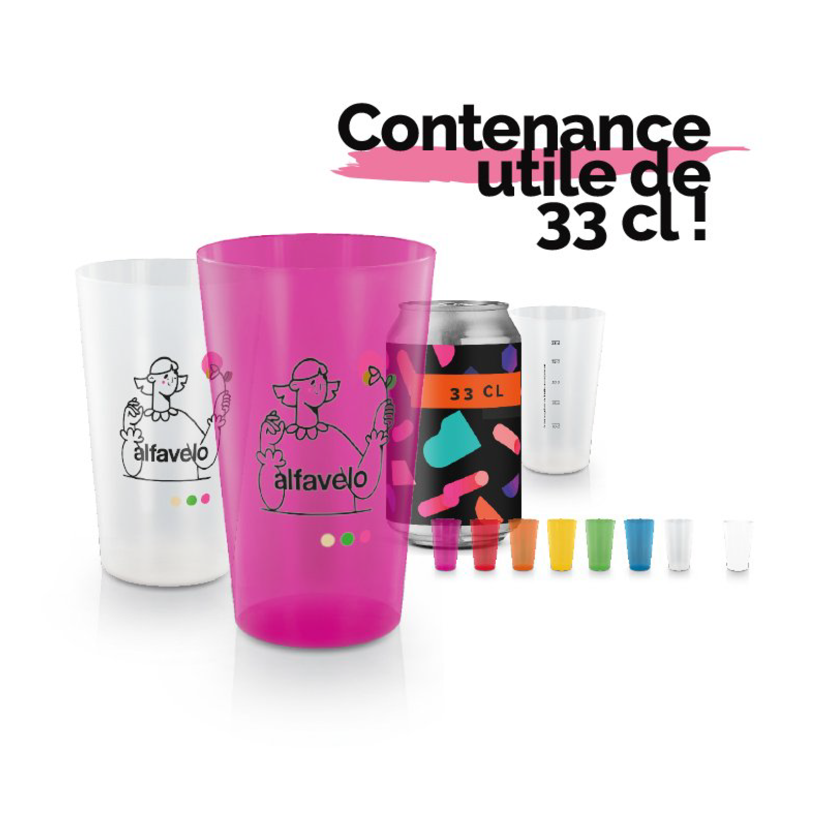 Gobelet Réutilisable Élégance 39 cl - Saint-Médard-d'Excideuil