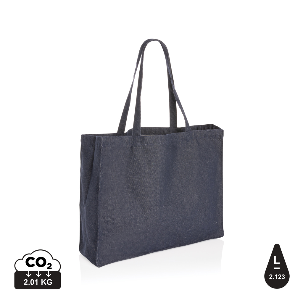 Sac à Courses en Denim EcoSavvy - Châtillon-Coligny - Zaprinta Belgique