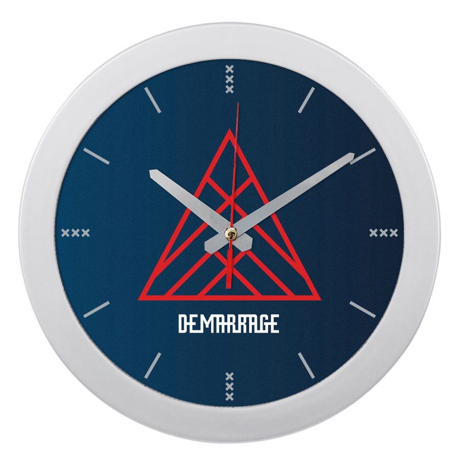 Horloge murale en plastique à quartz (28 cm) - Arthez-de-Béarn