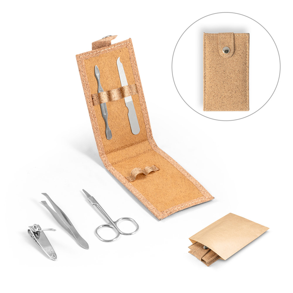 Manicure Set in Kurk Etui - Kruibeke