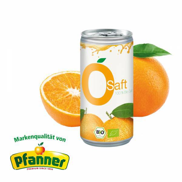 Canette personnalisée de jus d'orange 200ml