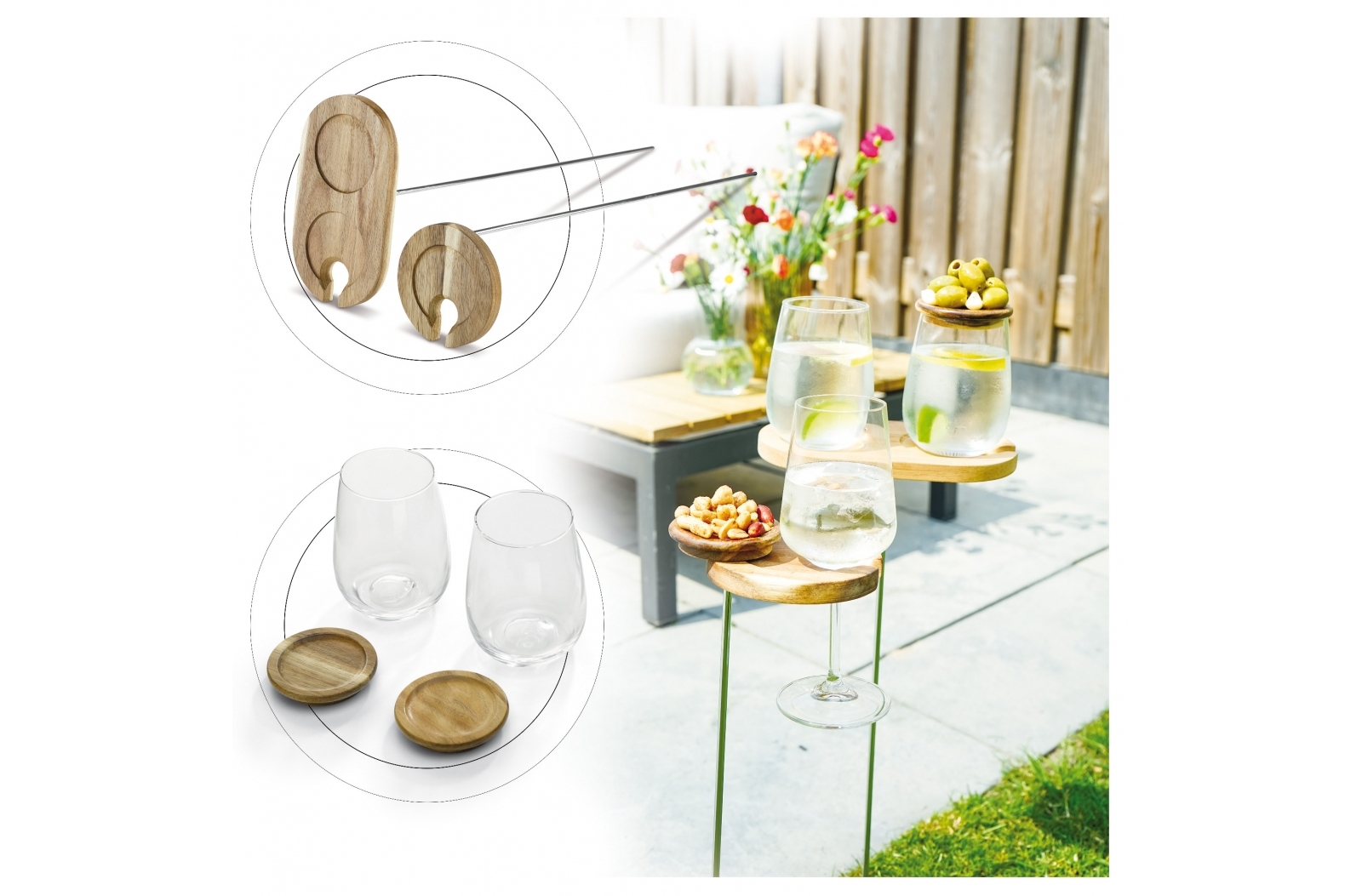 Tuin Tapas Glas Set - Malle