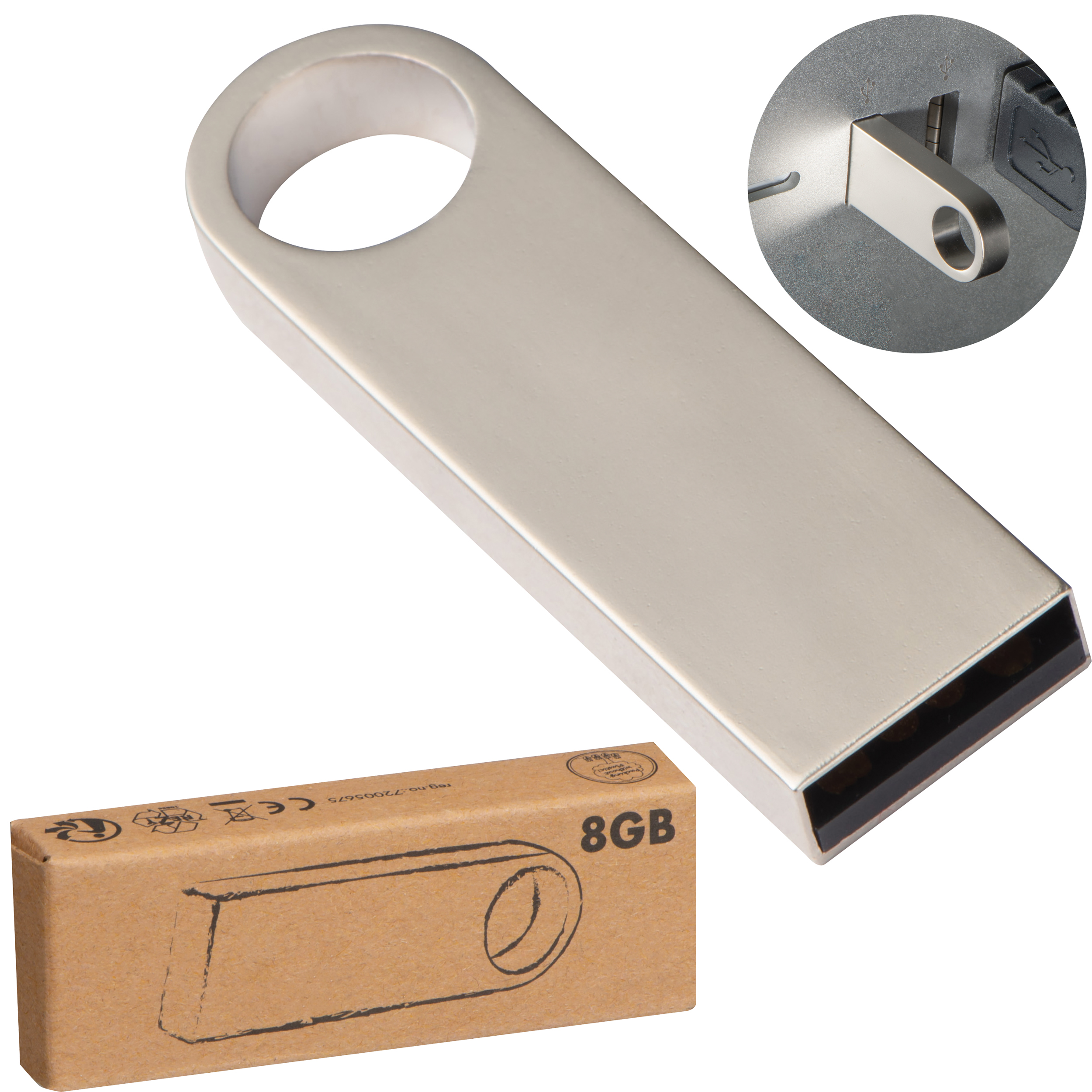 USB Métallique Gravé - Saint-Étienne-Lardeyrol